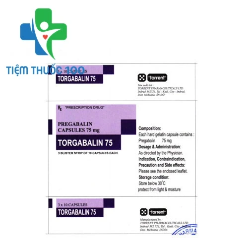 Torgabalin 75 - Thuốc điều trị đau thần kinh hiệu quả