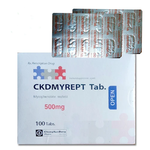 Ckdmyrept tab. 500mg -  Thuốc hỗ trợ ghép nội tạng của Hàn Quốc