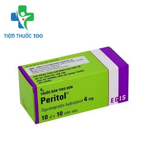 Peritol Tablet.4mg - Thuốc điều trị dị ứng và đau đầu hiệu quả