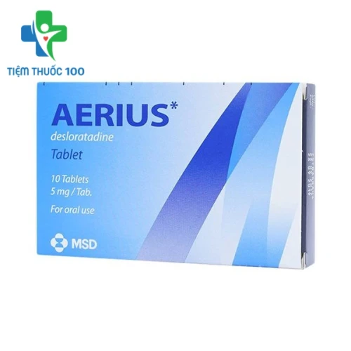 Aerius Tab.5mg - Thuốc chống dị ứng và mày đay hiệu quả