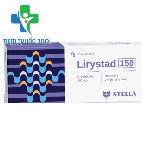 Lirystad 150 - Thuốc điều trị đau thần kinh, động kinh hiệu quả