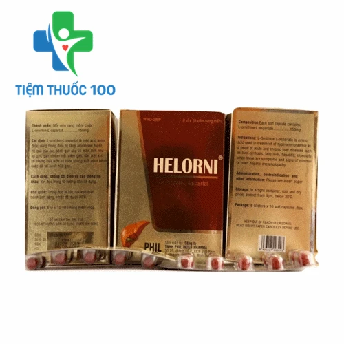 Helorni - Thuốc điều trị bệnh gan của Phil Inter Pharma