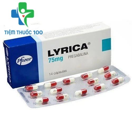 Lyrica 75mg - Thuốc điều trị đau thần kinh, động kinh, rối loạn lo âu