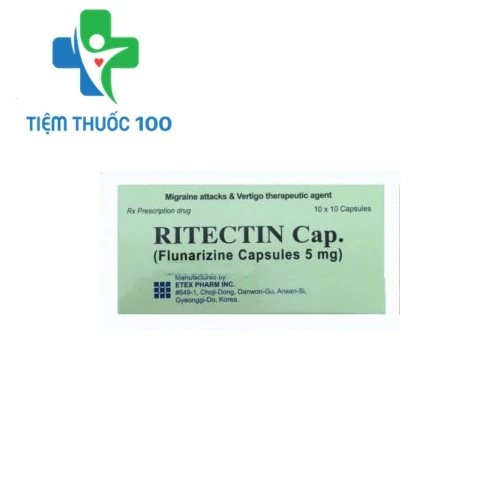 Ritectin - Thuốc điều trị đau nửa đầu, rối loạn tiền đình của Hàn Quốc