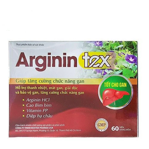 Arginin tex - Hỗ trợ tăng cường chức năng gan hiệu quả