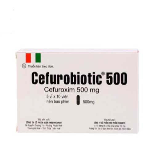 Cefurobiotic 500 - Thuốc điều trị nhiễm khuẩn hiệu quả của Medipharco