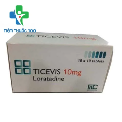 Ticevis 10mg - Thuốc chống dị ứng và mề đay hiệu quả của Medochemie