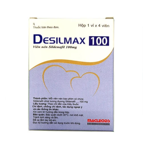 Desilmax 100 - Thuốc điều trị rối loạn cương dương của Ấn Độ