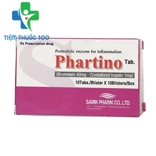 Phartino Samik - Thuốc điều trị phù nề, sưng tấy hiệu quả