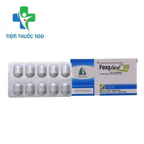 Fexofast Tab.60mg - Thuốc điều trị viêm mũi dị ứng hiệu quả của Micro Labs