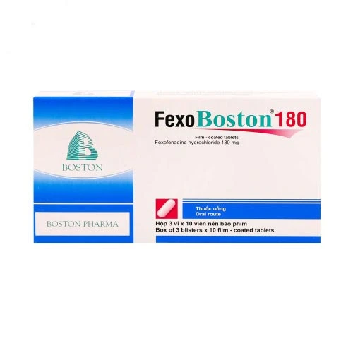 Fexo Boston 180 - Thuốc điều trị viêm mũi dị ứng hiệu quả