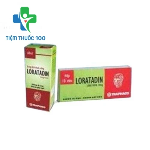 Loratadin Syr.60ml TPC - Thuốc điều trị viêm mũi dị ứng và mày đay