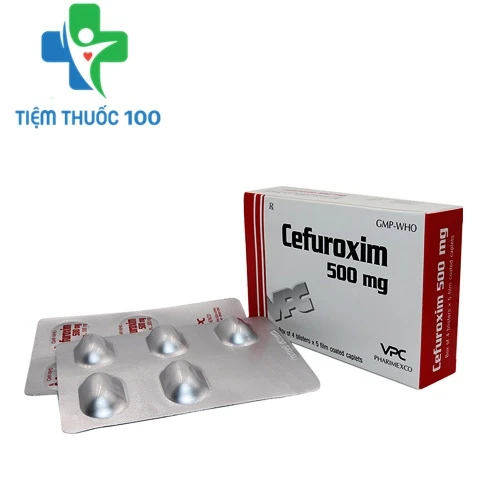 Cefuroxim 500mg - Thuốc kháng sinh Cephalosporin thế hệ 2