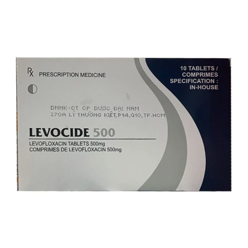 LEVOCIDE 500 - Thuốc điều trị nhiễm khuẩn hiệu quả của Cadila