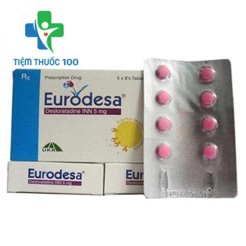 Eurodesa Tab.5mg - Thuốc điều trị viêm mũi dị ứng và phát ban hiệu quả