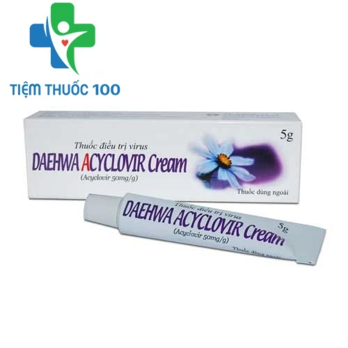  Daehwa Acyclovir Cream - Thuốc điều trị virus ở da và niêm mạc của Hàn Quốc