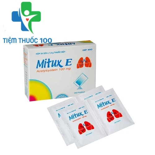 Mitux E 100mg - Thuốc điều trị các bệnh lý đường hô hấp