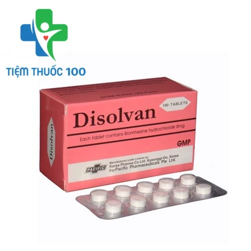 Disolvan 8mg - Thuốc điều trị các bệnh lý đường hô hấp của Mekophar