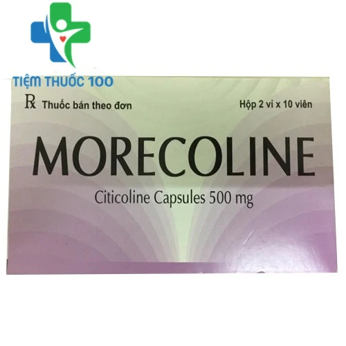 Morecoline 500mg - Thuốc trị bệnh não cấp tính và mạn tính của Ấn Độ