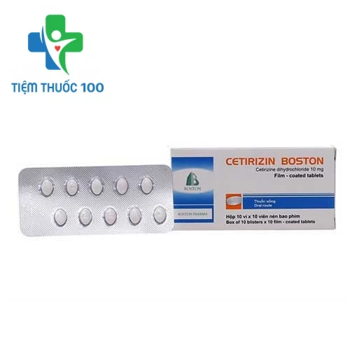 Cetirizin Tab.10mg - Thuốc điều trị viêm mũi dị ứng của Boston