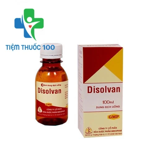 Disolvan Siro 100ml - Thuốc điều trị các bệnh đường hô hấp của Mekophar