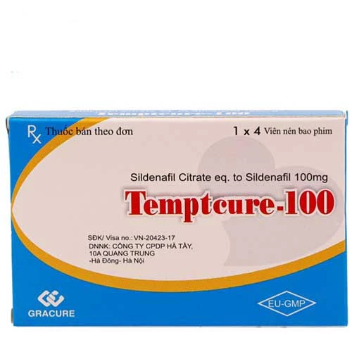 Tempeure 100 - Thuốc điều trị rối loạn cương dương hiệu quả