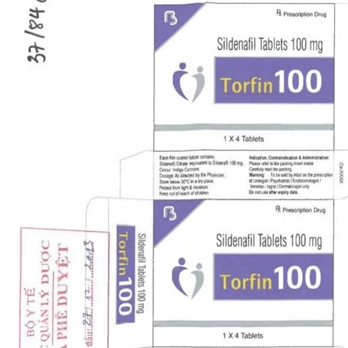 Torfin 100 - Thuốc điều trị rối loạn cương dương hiệu quả