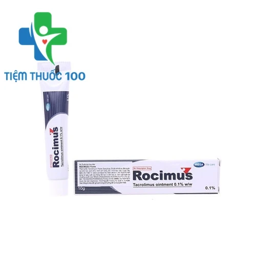 Rocimus 0.1% 10g - Thuốc điều trị chàm, viêm da cơ địa hiệu quả