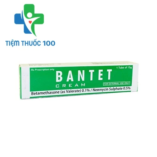 Bantet Cream 15g - Thuốc điều trị viêm da, vảy nến hiệu quả