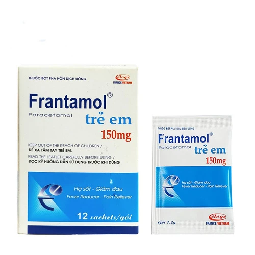 Frantamol trẻ em 150mg - Thuốc kháng sinh giảm đau, hạ sốt của Éloge