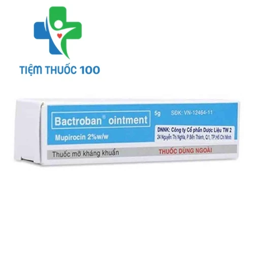Bactroban ointment 5g - Thuốc điều trị bệnh da liễu hiệu quả
