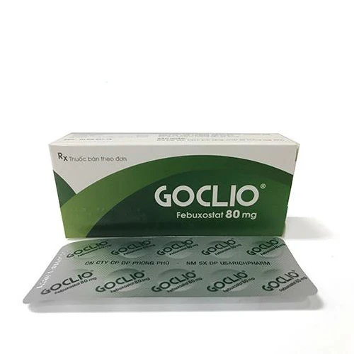 Goclio 80mg - Thuốc điều trị tăng acid uric huyết hiệu quả của Usarichpharm