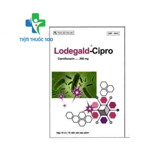 Lodegald-Cipro - Thuốc kháng sinh điều trị nhiễm khuẩn hiệu quả