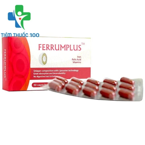 Ferrumplus viên - Hỗ trợ bổ sung sắt, acid folic và vitamin hiệu quả