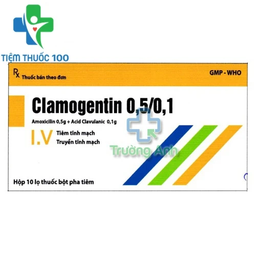Clamogentin 0,5/0,1 - Thuốc kháng sinh điều trị nhiễm khuẩn hiệu quả