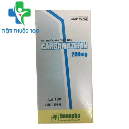 Carbamazepin 200mg  - Thuốc trị động kinh hiệu quả của Danapha