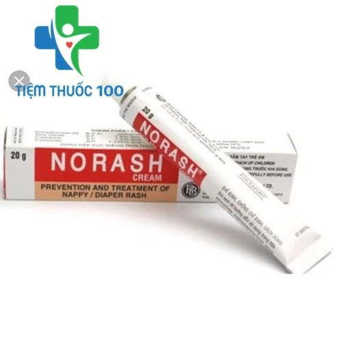 Norash Cream 20g - Kem bôi da điều trị viêm loét ở người tiểu đường