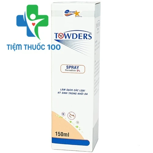 Towders Spray 150ml - Thuốc xịt trị ghẻ lở, chấy, rận hiệu quả
