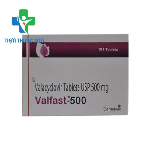 Valfast-500 - Thuốc kháng sinh điều trị nhiễm trùng do virus herpes hiệu quả
