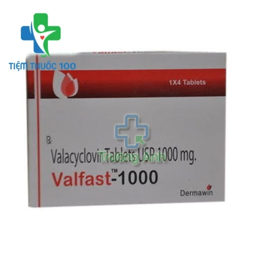 Valfast-1000 - Thuốc kháng sinh điều trị nhiễm trùng do virus herpes của Ấn Độ
