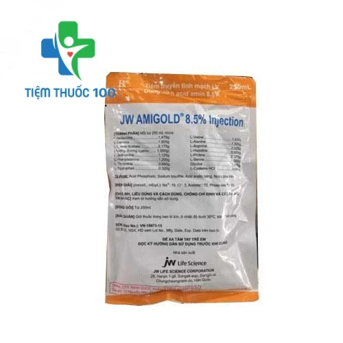 Amigold 8.5% Inf. l - Dung dịch truyền điều trị thiếu protein hiệu quả 