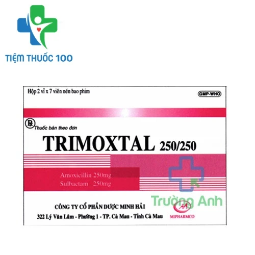 Trimoxtal 250/250 viên - Thuốc kháng sinh điều trị nhiễm khuẩn hiệu quả