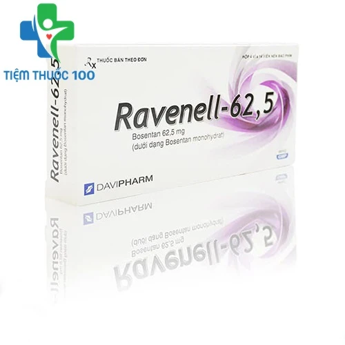 Ravenell-62,5 - Thuốc điều trị tăng áp lực động mạch phổi hiệu quả
