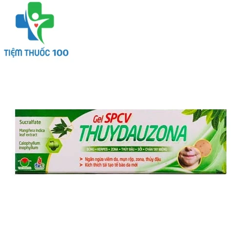 Gel SPCV Thuydauzona - Hỗ trợ điều trị viêm da, thủy đậu, zona, mụn rộp