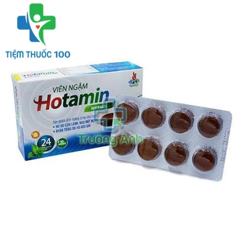 Viên ngậm Hotamin - Hỗ trợ giảm ho và đau rát họng hiệu quả