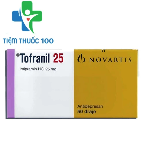 Tofranil 25mg Novartis - Thuốc điều trị trầm cảm hiệu quả  