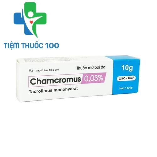 Chamcromus 0,03% 5g - Thuốc điều trị chàm thể tạng hiệu quả