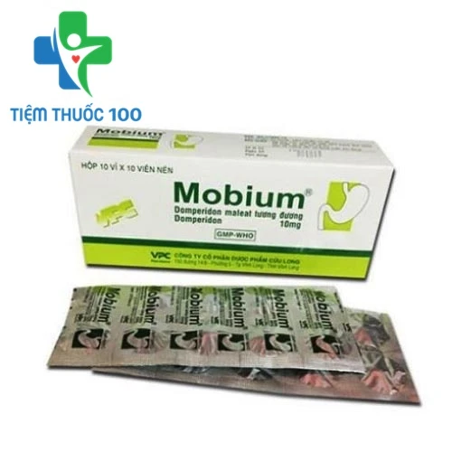 Mobium Tab. PHARIMEXCO - Thuốc điều trị đầy hơi, khó tiêu của Dược phẩm Cửu Long