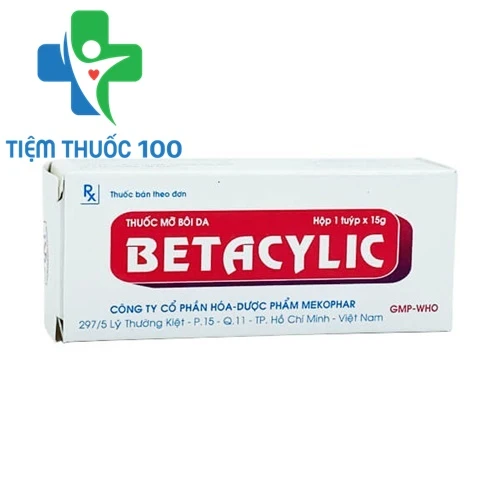 Betacylic 15g Mekophar - Thuốc điều trị viêm da dị ứng hiệu quả