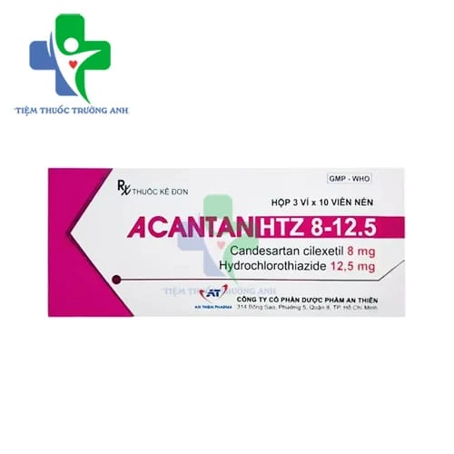 Acantan HTZ 8-12.5 An Thiên - Thuốc điều trị tăng huyết áp